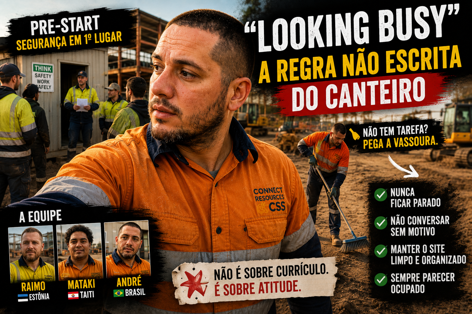 "Looking busy": a regra que ninguém vai te contar